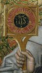 Bernardino of Sienna. Painting of 16th century in Langeais Castle, France. Unknown painter.